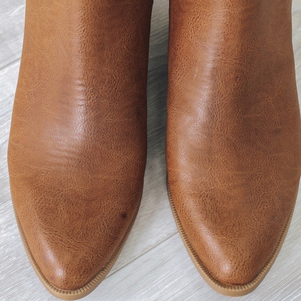 DOLLY Cut out Booties - Cognac - Picture 4 of 7